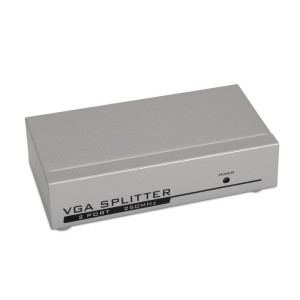 DUPLICADOR AISENS SVGA PARA 2 MONITORES CON ALIMENTACION 2