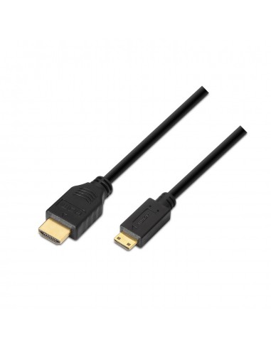 CABLE HDMI AISENS A MINI HDMI ALTA VELOCIDAD A M-C M NEGRO 1.8M