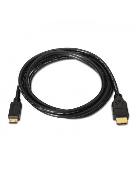 CABLE HDMI AISENS A MINI HDMI ALTA VELOCIDAD A M-C M NEGRO 1.8M