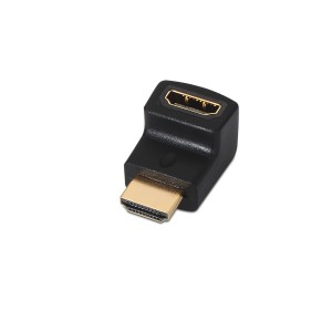 ADAPTADOR AISENS HDMI ACODADO A H-A M NEGRO