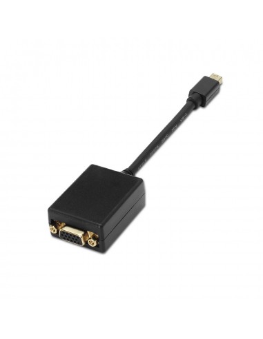 CONVERSOR AISENS MINI DISPLAYPORT A SVGA MDP M-SVGA H NEGRO 15CM