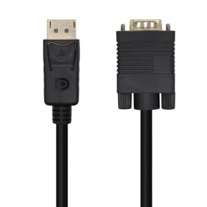 CABLE CONVERSOR AISENS DISPLAYPORT A VGA DP M-VGA M NEGRO 3.0M