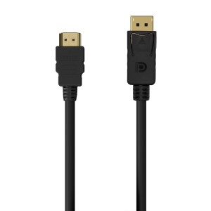 CABLE CONVERSOR AISENS DISPLAYPORT A HDMI DP M-HDMI M NEGRO 0.5M