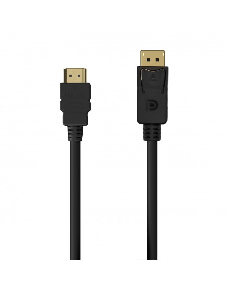 CABLE CONVERSOR AISENS DISPLAYPORT A HDMI DP M-HDMI M NEGRO 0.5M