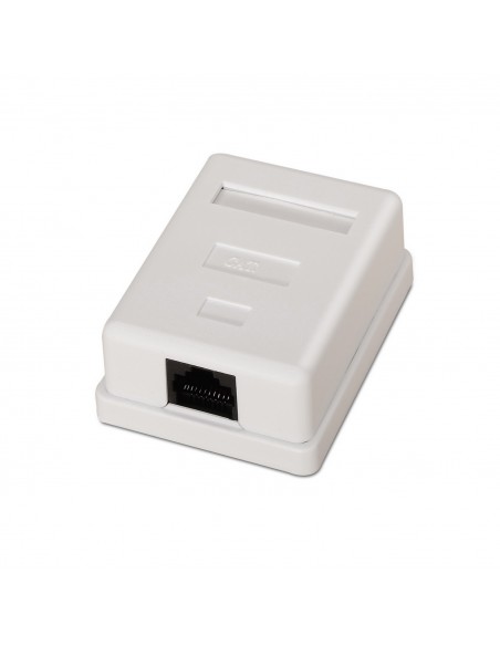 ROSETA DE SUPERFICIE AISENS RJ45 CAT.6 UTP 1 TOMA BLANCO