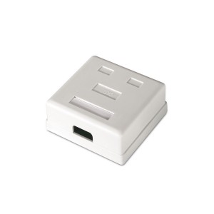 ROSETA DE SUPERFICIE AISENS RJ45 CAT.6 UTP 2 TOMAS BLANCO 2