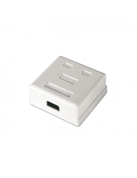 ROSETA DE SUPERFICIE AISENS RJ45 CAT.6 UTP 2 TOMAS BLANCO