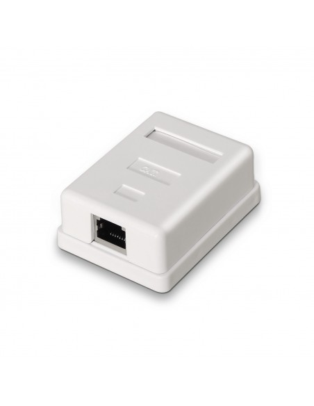 ROSETA DE SUPERFICIE AISENS RJ45 CAT.6 FTP 1 TOMA BLANCO
