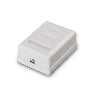ROSETA DE SUPERFICIE AISENS RJ45 CAT.6 FTP 1 TOMA BLANCO 2