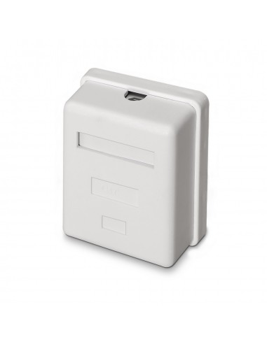 ROSETA DE SUPERFICIE AISENS RJ45 CAT.6 FTP 1 TOMA BLANCO