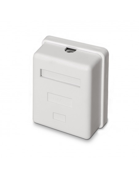 ROSETA DE SUPERFICIE AISENS RJ45 CAT.6 FTP 1 TOMA BLANCO