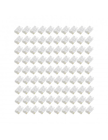 CONECTOR AISENS RJ45 8 HILOS CAT.6 AWG24 (100 UDS)