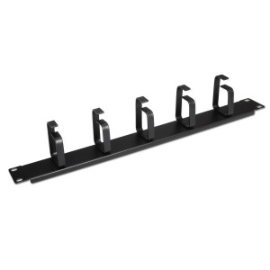 ORGANIZADOR DE CABLES AISENS METÃ?LICO CON 5 ANILLOS 19 1U NEGRO 2