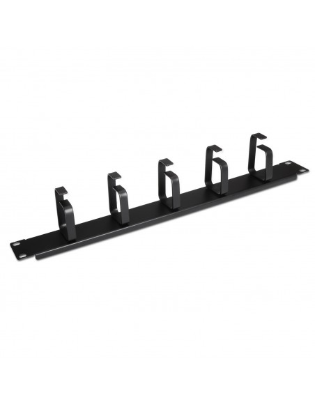 ORGANIZADOR DE CABLES AISENS METÃ?LICO CON 5 ANILLOS 19 1U NEGRO