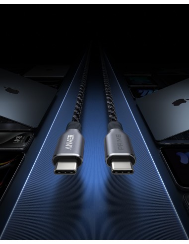 CABLE ANKER ANKER PRIME USB-C TO USB-C CABLE (3FT 240W UPCYCLED-BRAIDED)