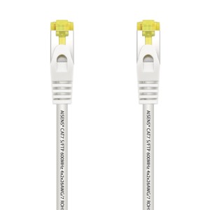 CABLE RED AISENS LATIGUILLO RJ45 LSZH CAT.7 SFTP PIMF 0.5M BLANCO