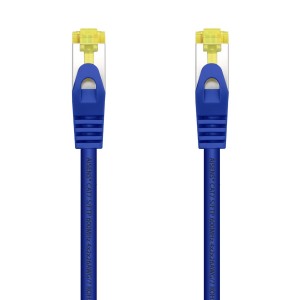 CABLE RED AISENS LATIGUILLO RJ45 LSZH CAT.7 SFTP PIMF 0.5M AZUL