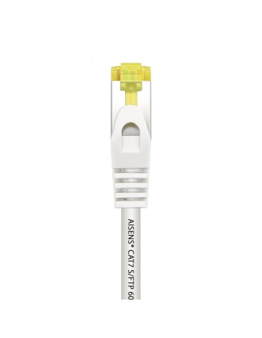 CABLE RED AISENS LATIGUILLO RJ45 LSZH CAT.7 SFTP PIMF 25CM BLANCO