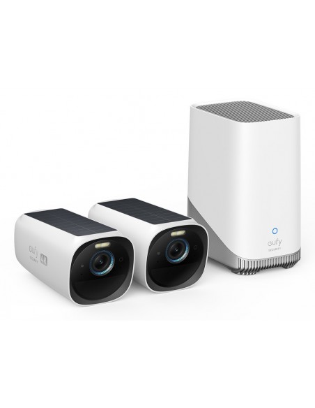 CAMARA VIGILANCIA EUFY EUFYCAM 3, 2,1 KIT BLANCA, NEGRA