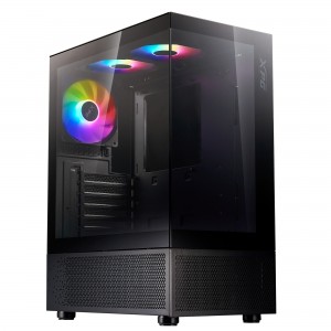 CAJA GAMING XPG INVADER X MINI ATX 1XUSB-C 2XUSB SIN FUENTE ARGB NEGRO 2