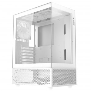 CAJA GAMING XPG INVADER X MINI ATX 1XUSB-C 2XUSB SIN FUENTE ARGB BLANCO 2