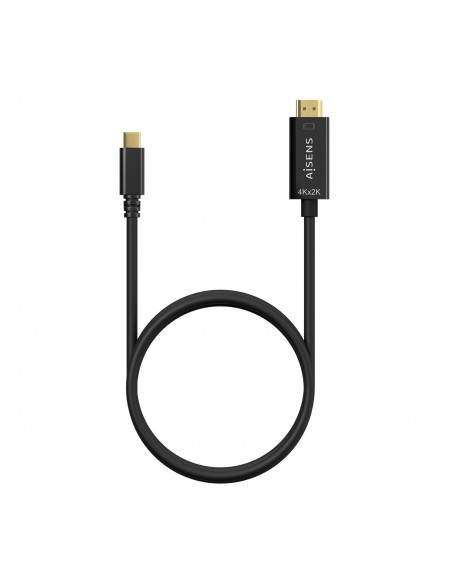 CABLE CONVERSOR AISENS 4K30HZ USB-C M-HDMI M NEGRO 1.8M