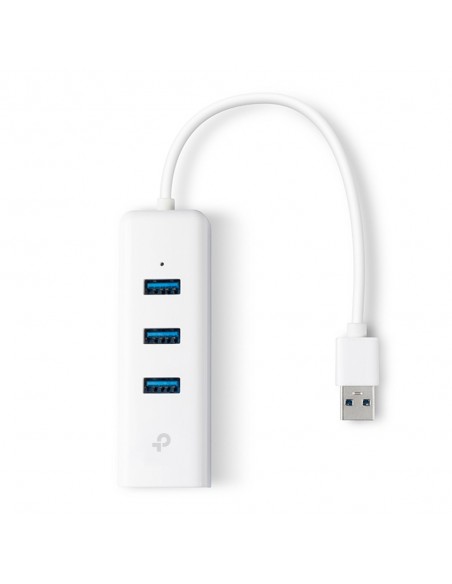 ADAPTADOR TP-LINK USB 3,0 A ETHERNET GIGA CON 3 PORT USB 3.0