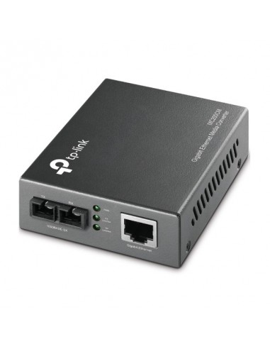 CONVERSOR MEDIOS TP LINK MC200CM MULTI MODE SC UPC - RJ45 GIGA 0,55KM