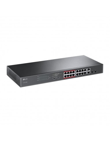 SWITCH TP-LINK 16 PUERTOS 100MBP + 2 PUERTOS GB UNMANAGED