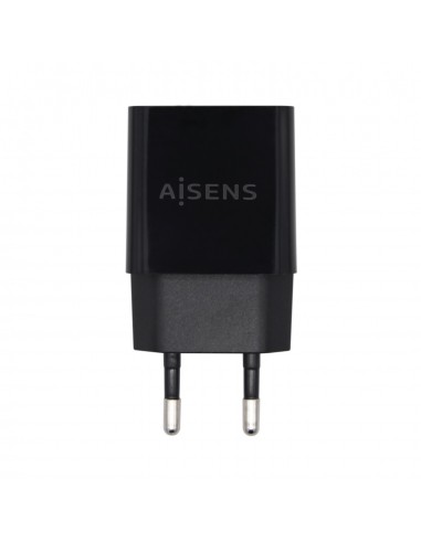 CARGADOR USB AISENS 10W ALTA EFICIENCIA 5V 2A NEGRO
