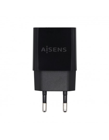 CARGADOR USB AISENS 10W ALTA EFICIENCIA 5V 2A NEGRO