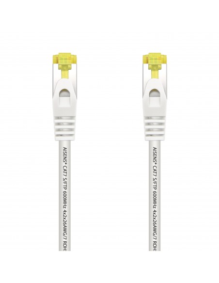 CABLE RED AISENS LATIGUILLO RJ45 LSZH CAT.7 SFTP PIMF 1.0M BLANCO