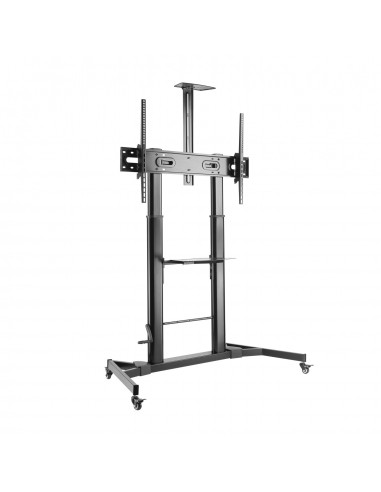 SOPORTE SUELO AISENS RUEDAS MANIVELA BANDEJA DVD CAMARA MONITOR 60-100