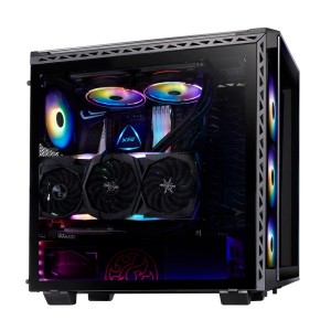 CAJA GAMING XPG BATTLECRUISER E-ATX 1XUSB-C 2XUSB SIN FUENTE NEGRO 2