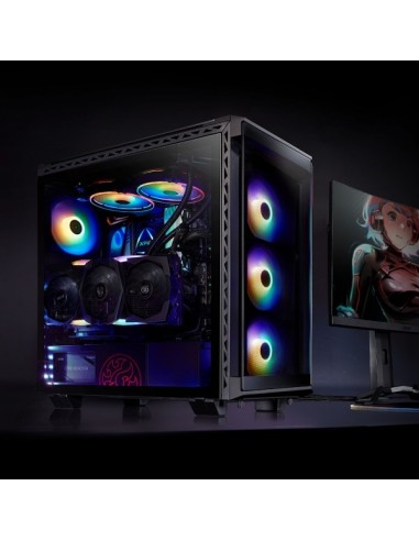 CAJA GAMING XPG BATTLECRUISER E-ATX 1XUSB-C 2XUSB SIN FUENTE NEGRO