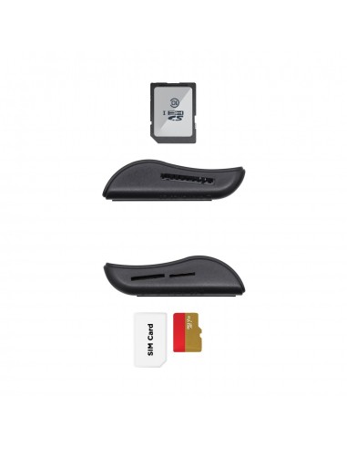 LECTOR DNI-TARJETAS AISENS SIM SD Micro SD MMC RS-MMC MMC Micro NEGRO