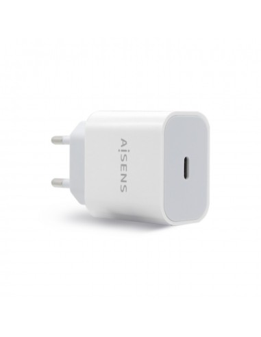 CARGADOR USB-C AISENS PD3.0 1 PUERTO 1xUSB-C 20W BLANCO
