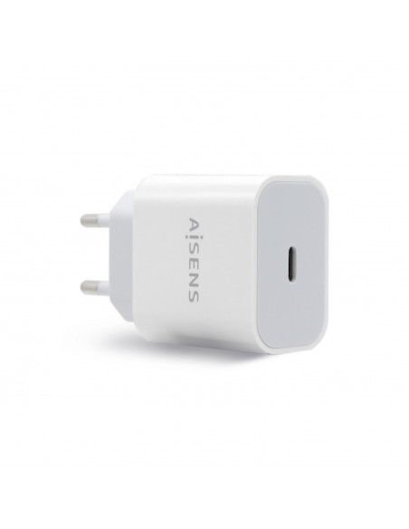 CARGADOR USB-C AISENS PD3.0 1 PUERTO 1xUSB-C 20W BLANCO