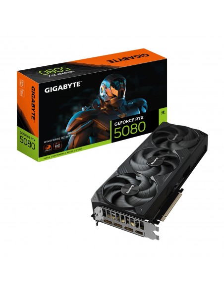 TARJETA GRAFICA GIGABYTE RTX 5080 WINDFORCE SFF 16G