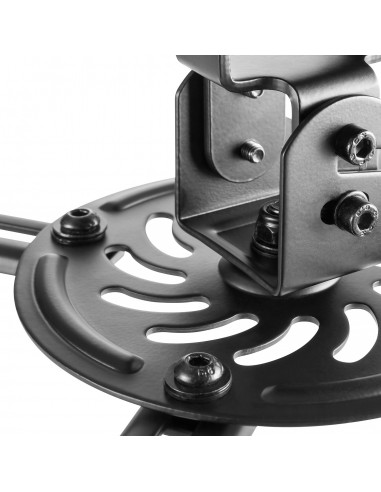 SOPORTE AISENS UNIVERSAL TECHO GIRATORIO INCLINABLE PROYECTOR NEGRO