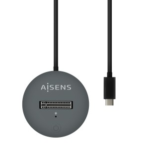 USB-C DOCK AISENS M.2 NGFF ASUC-M2D014-GR SATA NVME A USB3.1 GEN2 GRIS 2
