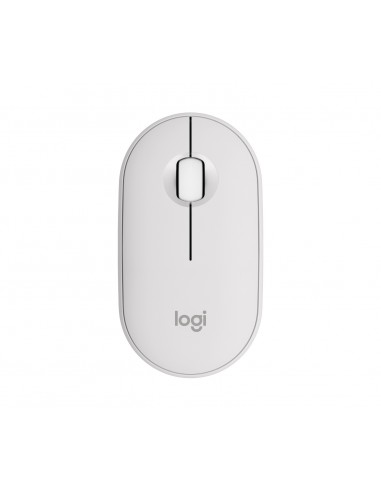 RATON LOGITECH PEBBLE MOUSE M350S BLANCO BLUETOOTH