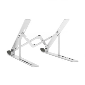 SOPORTE PORTATIL AISENS SOBREMESA AJUSTABLE PLATA 2