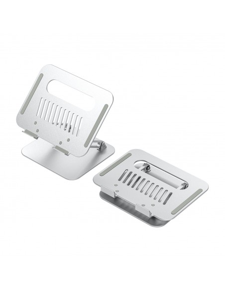 SOPORTE DE SOBREMESA AISENS XL 10-17 AJUSTABLE PARA PORTATIL TABLET PLATA
