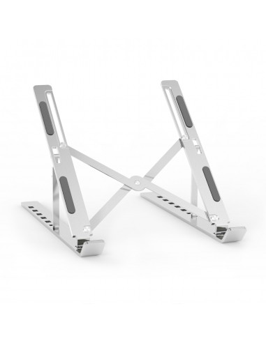 SOPORTE PORTATIL SOBREMESA AISENS AJUSTABLE PLATA