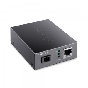CONVERSOR MEDIOS TP LINK TL-FC311B-2 MONO MODE WDM B-2 SC-RJ45 GIGA 20KM 2