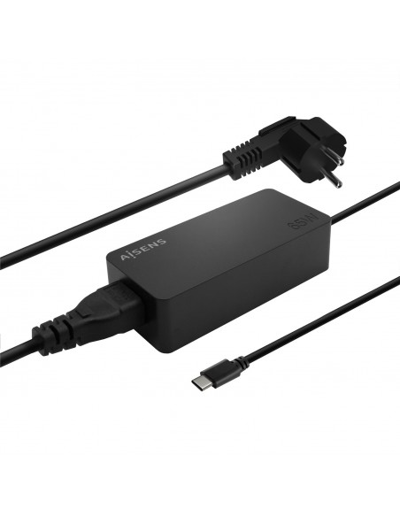 CARGADOR AISENS 65W PD3.0 1XUSB-C 1.8M NEGRO