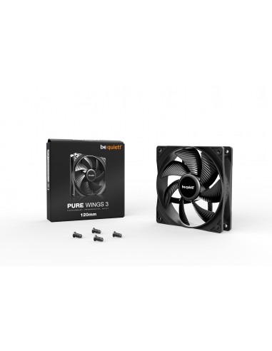 VENTILADOR BE QUIET PURE WINGS  3 120MM NEGRO