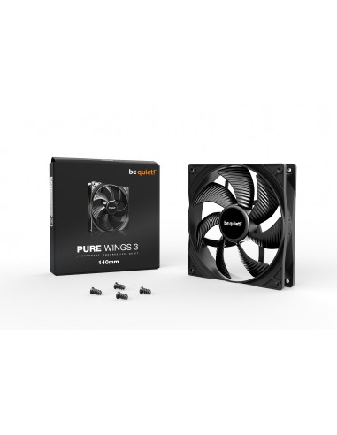 VENTILADOR BE QUIET PURE WINGS 3 140MM NEGRO