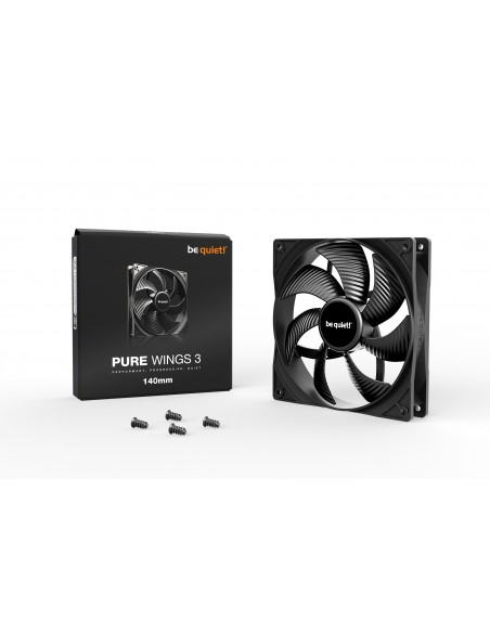 VENTILADOR BE QUIET PURE WINGS 3 140MM NEGRO